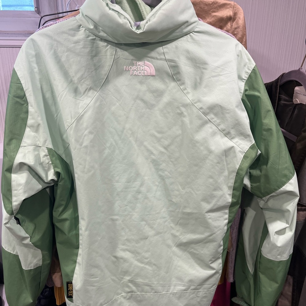 Green North Face Jacket